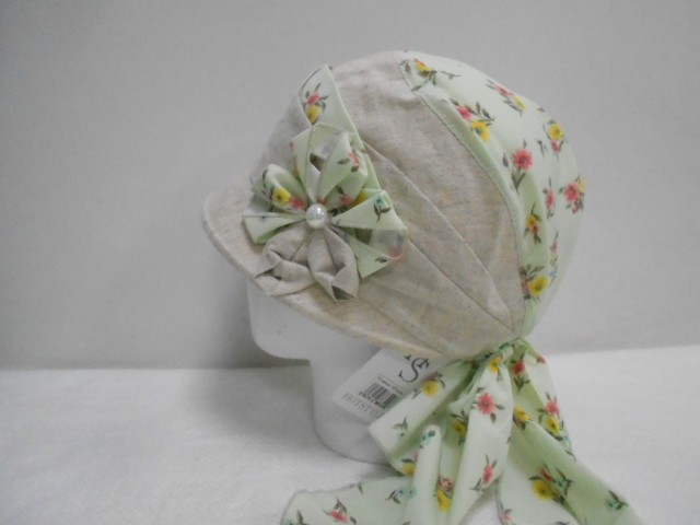 Кепка-бандана лён