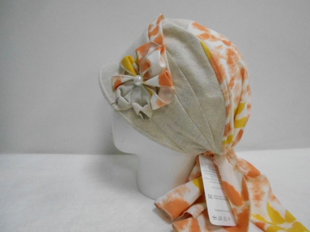 Кепка-бандана лён