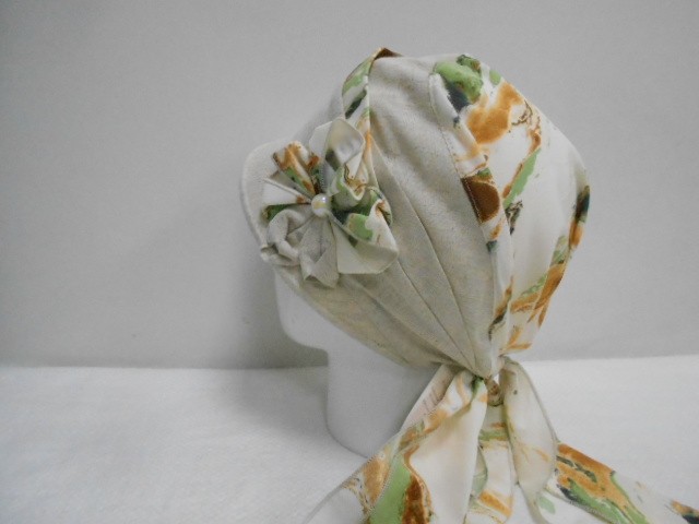 Кепка-бандана лён