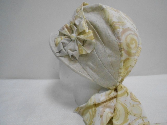 Кепка-бандана лён