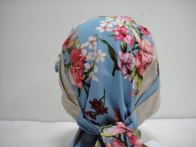 Кепка-бандана лён