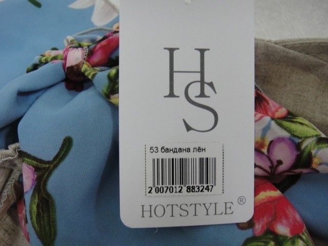 Кепка-бандана лён