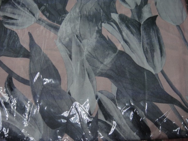  3D цветы+абстракция платок