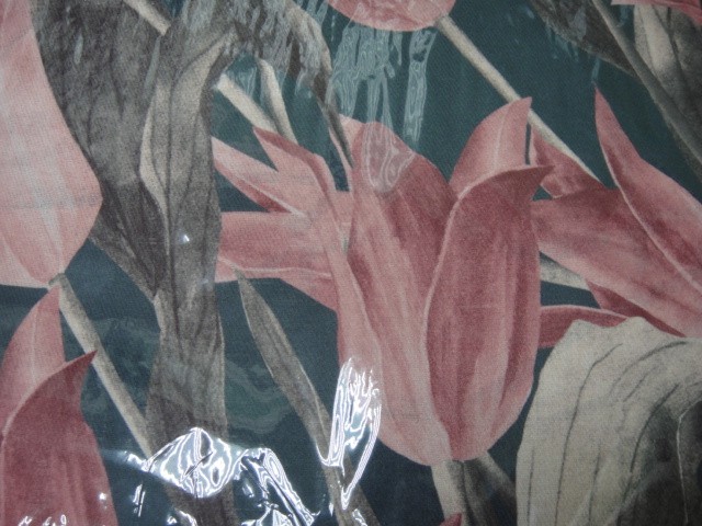  3D цветы+абстракция платок