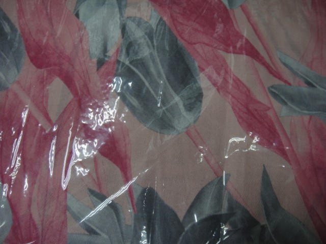  3D цветы+абстракция платок