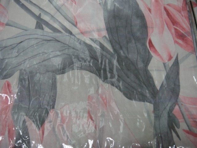  3D цветы+абстракция платок