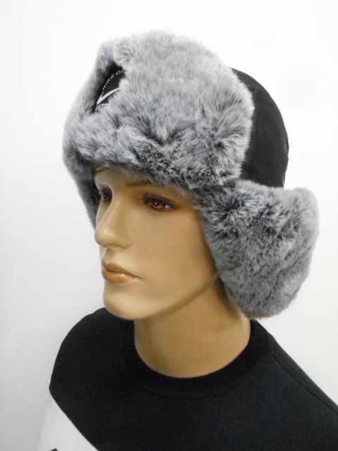  Ушанка плащёвка+мех