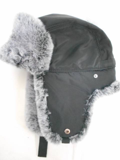  Ушанка плащёвка+мех