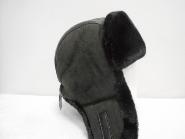  Ушанка замша+кожа