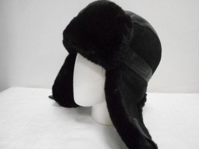  Ушанка замша+кожа