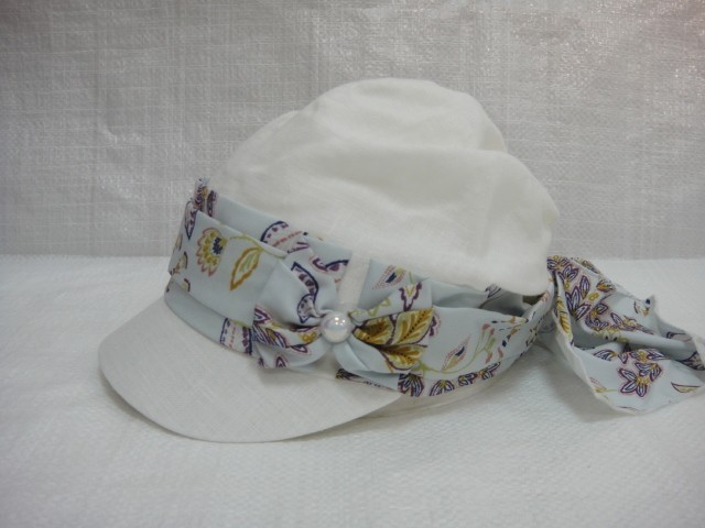 Кепка-бандана лён