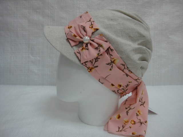 Кепка-бандана лён