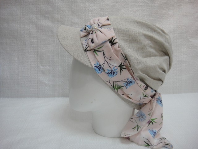 Кепка-бандана лён