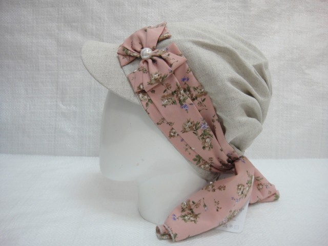 Кепка-бандана лён