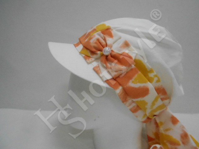  Кепка -бандана лён