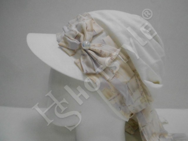  Кепка -бандана лён