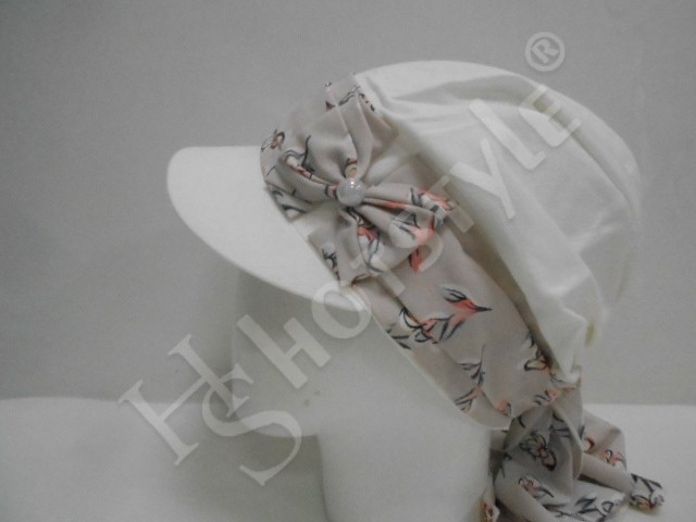  Кепка -бандана лён