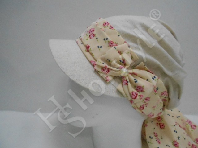  Кепка -бандана лён