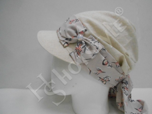  Кепка -бандана лён