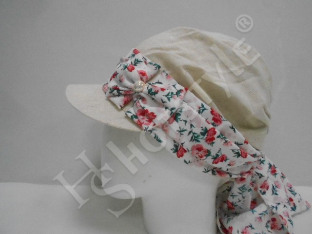  Кепка -бандана лён