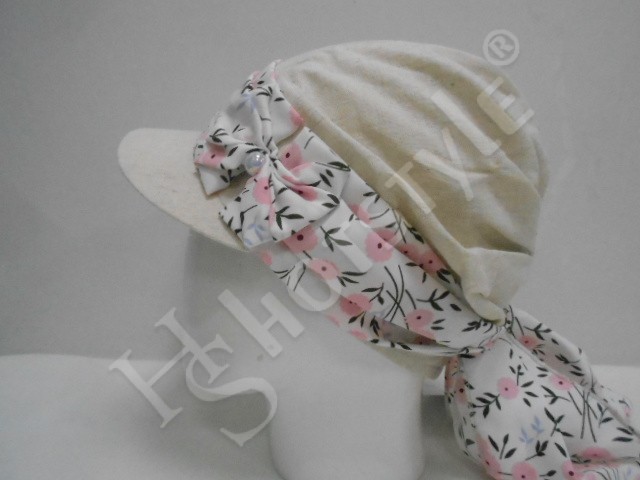  Кепка -бандана лён