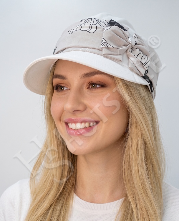  Кепка -бандана лён