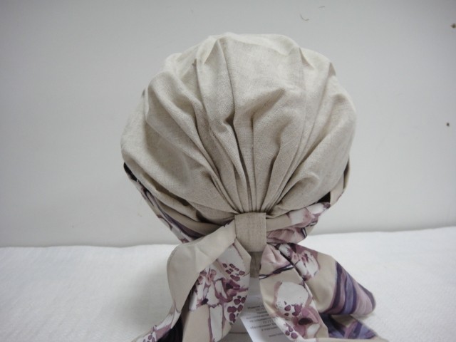 Кепка-бандана лён