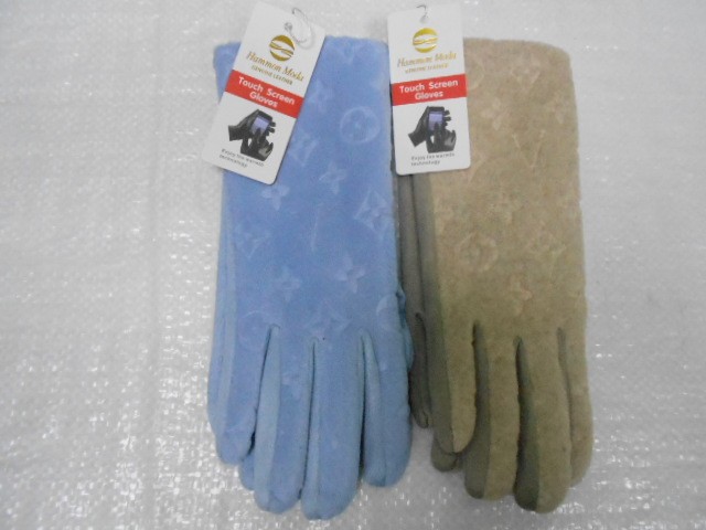   перчатки жен. шерсть+под замшу