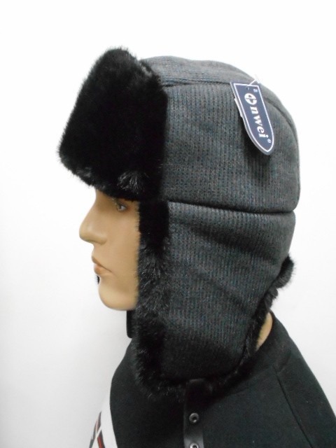  Ушанка муж. коттон+шерсть