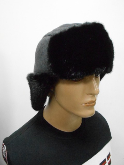  Ушанка муж. коттон+шерсть