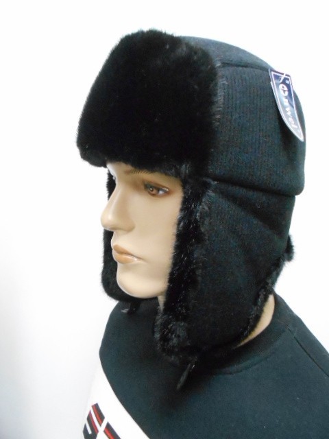  Ушанка муж. коттон+шерсть