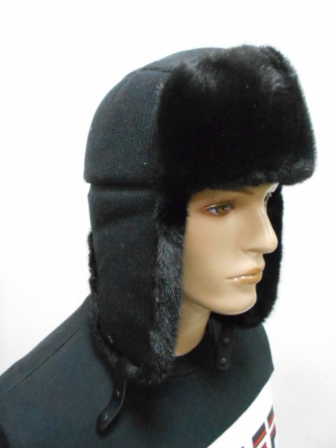  Ушанка муж. коттон+шерсть