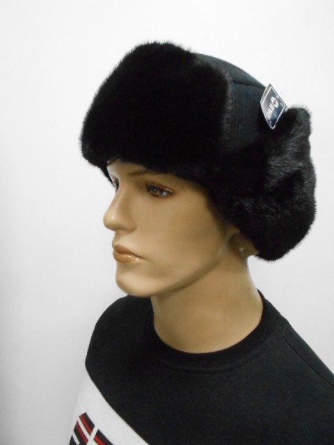  Ушанка муж. коттон+шерсть