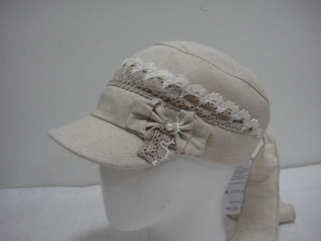 Кепка-бандана лён