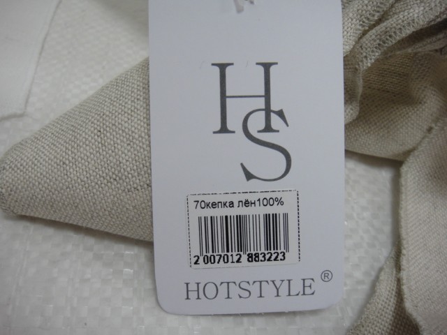 Кепка-бандана лён