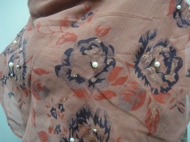 Жемчуг платок