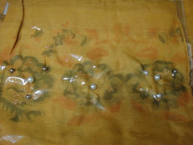 Жемчуг платок