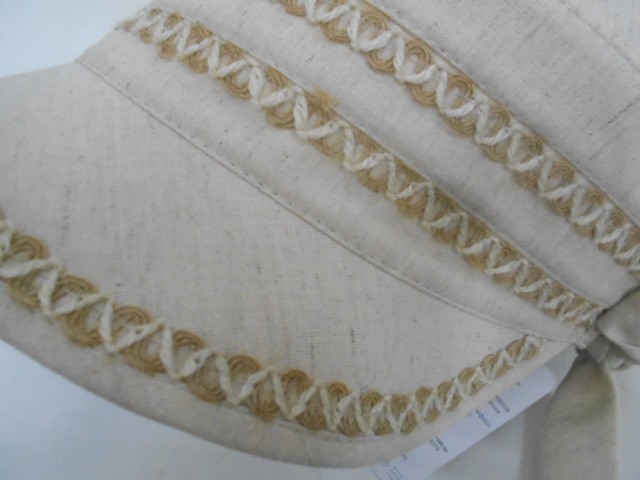  Кепка -шляпа лён