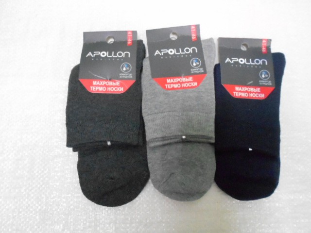  Носки муж. махровые термо