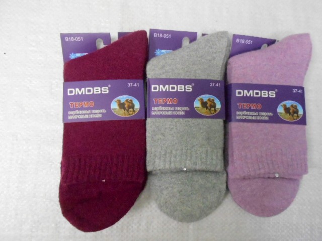  Носки жен. Верблюжья шерсть