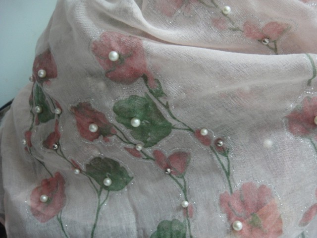 Жемчуг палантин