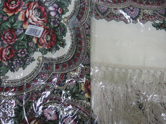 Платок цветы