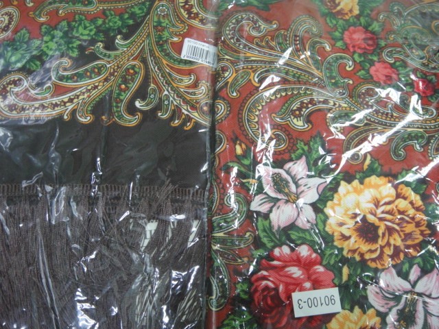 Платок цветы