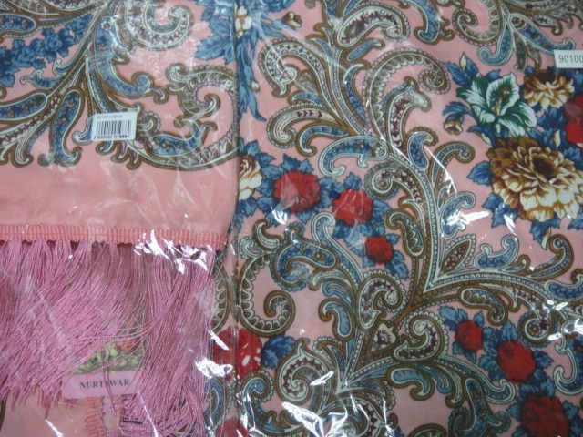 Платок цветы