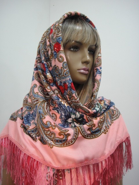 Платок цветы