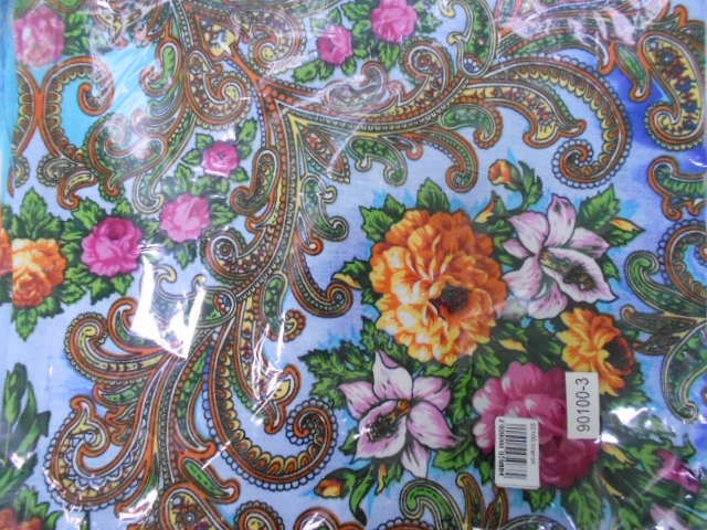 Платок цветы