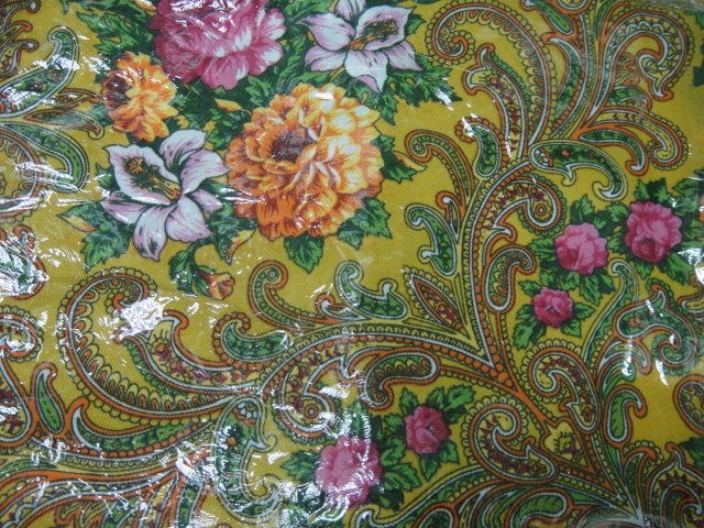 Платок цветы