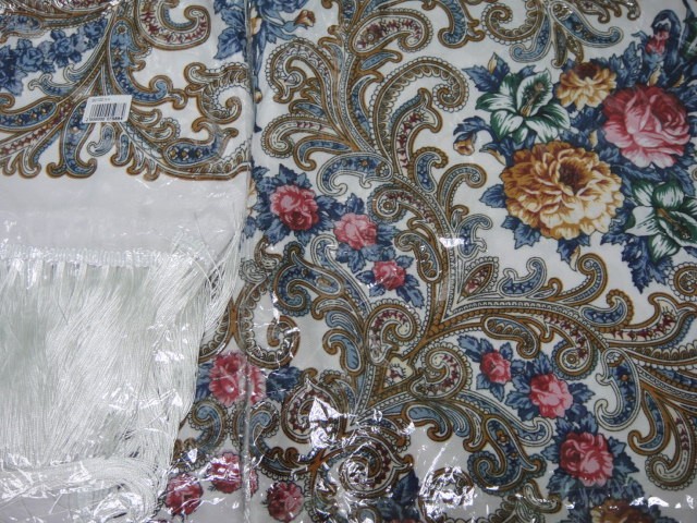 Платок цветы