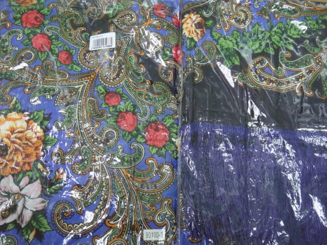 Платок цветы