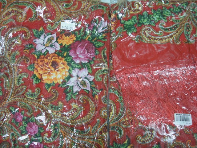 Платок цветы